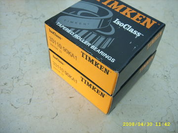 TIMKEN C0 abrem os únicos rolamentos do aço de cromo do rolamento de rolo da fileira 33110 90KA1
